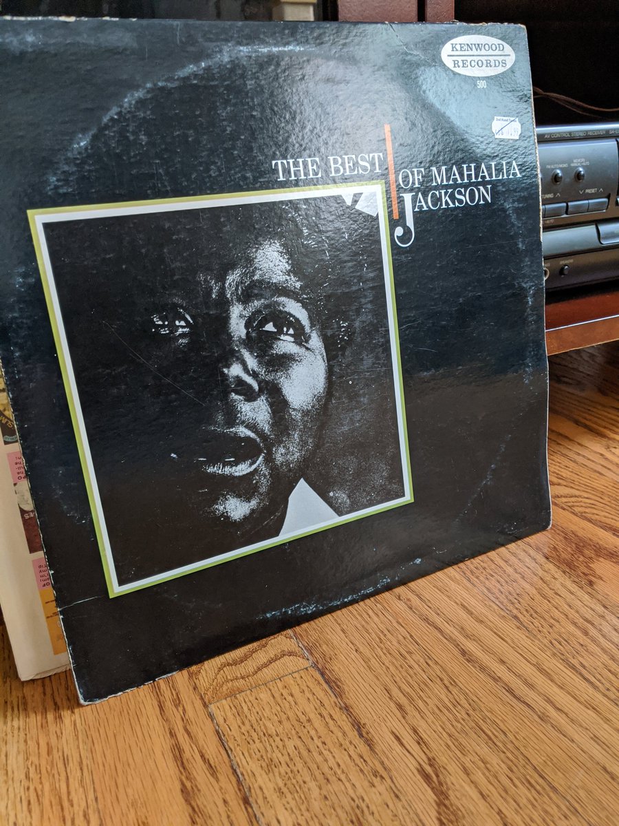Now playing: the great Mahalia Jackson. This record is from 1972ish.