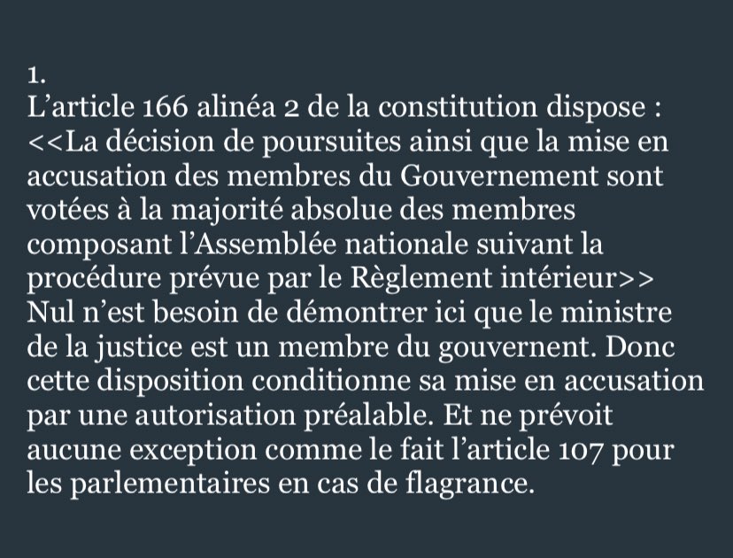 IurisBbb's tweet photo. Twitter ne donnant pas assez d’espace pour rédiger un avis. Je vous recommande lire notre point de vue sur l’arrestation du ministre de la justice ( VPM). Nous soutenons qu’il s’agit d’une arrestation arbitraire puisqu’il n’y a eu la levée des immunités. Lisons⬇️⬇️🚨🚨🚨 https://t.co/o429AVkhpr