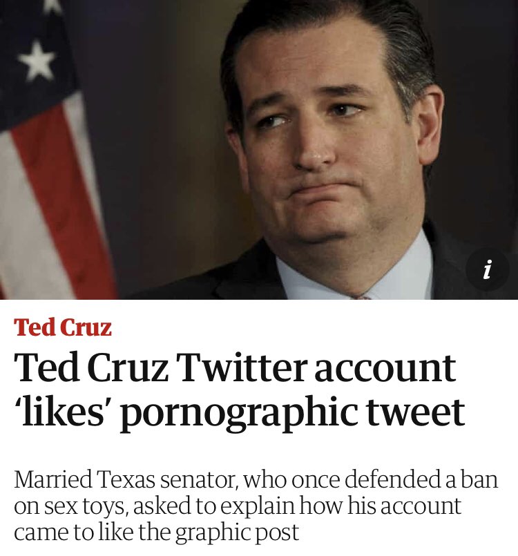 The presumptive frontrunner heading into the Republican primaries was prolific masturbator Ted Cruz. Cruz should have had everything needed to take the nomination, like the coveted Balido endorsement. Like he did with CDV, Balido wrote a glowing piece on why Cruz actually is good