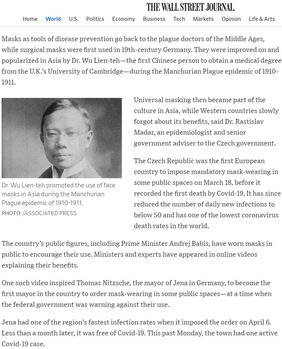 Jeremy Howard On Twitter So Happy To See The Amazing Wu Lien Teh Discussed In The Wsj He Was An Amazing Doctor And His Writings Are Just As Powerful Today As They