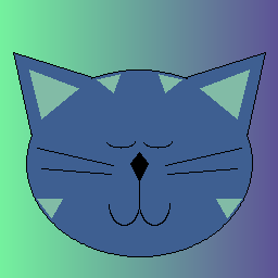 CatFaceGen's tweet photo. Annabelle the cat https://t.co/vwQ4isvYlU