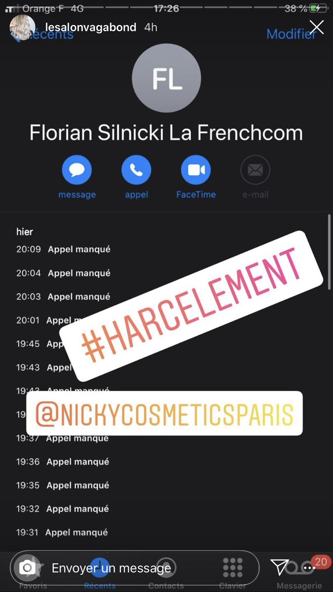 Maroseau's tweet photo. Ma coiffeuse subit un harcèlement ciblé de la part de @floriansilnicki et sa boîte de « comm » car elle a osé dénoncer la catastrophe capillaire qu’est #NickyCosmetics. Des centaines de faux avis postés sur sa page, plus de 500 appels par jour sur son portable... #Harcelement https://t.co/SEhaiUwSRi