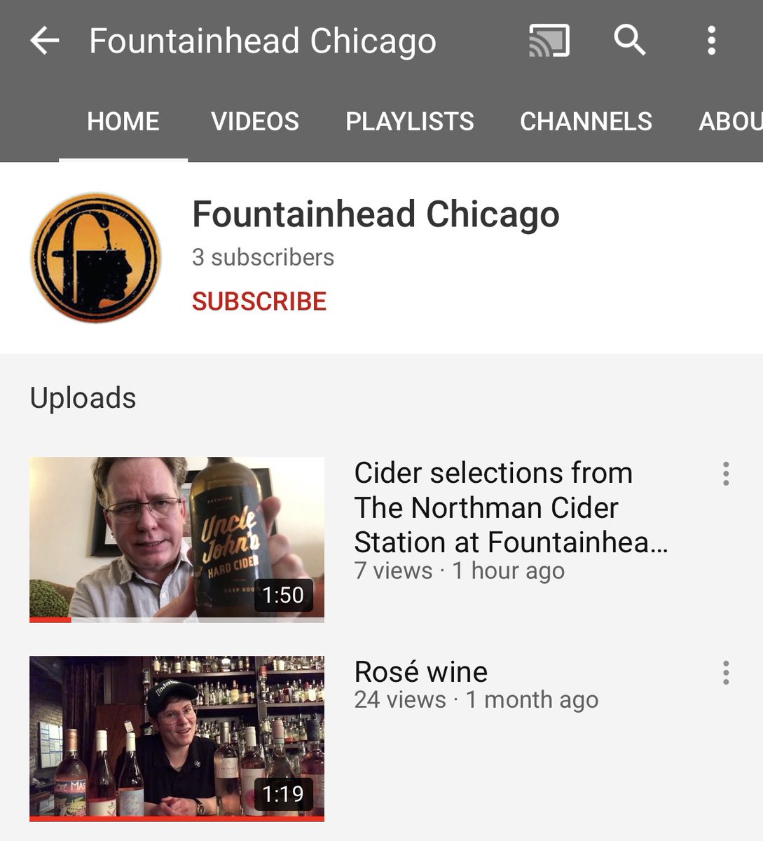 fountainheadchi's tweet image. We’re on @YouTube! 🎥 

Click the link below to see our latest videos with our own @meadofthegods &amp;amp; @ChicagoCider. 

They drop knowledge on some of our offerings found at @fhmarketchi ! 

#smashthatsubscribebutton 

youtube.com/channel/UCp3Fa…