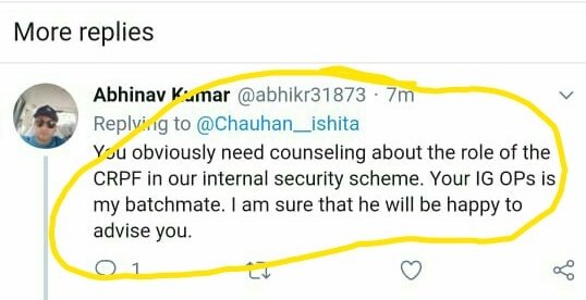 VikashChoudhryg's tweet photo. माननीय @rashtrapatibhvn @AmitShah @tsrawatbjp जी देहरादून IPS अभिनव  देश के जवानों और हमारे #Paramilitryforce का अपमान कर रहा है जो हम देशवासियों को कतई बर्दाश्त नही है जब ऐक महिला अफसर ने इन्हें रोका तो ये उन्हें भी अपशब्द कहने लगा। इस पर संज्ञान ले @abhikr31873 @deepikadeshwal https://t.co/cZw3RPwmAi