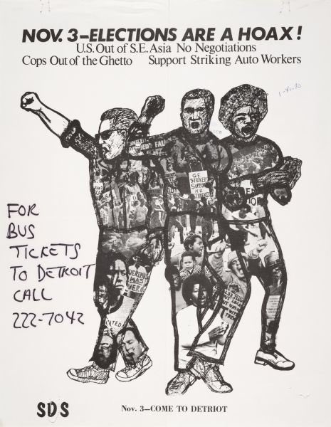 Students for a Democratic Society (SDS)SDS was a radical Marxist student organization, with ties to the former Communist Party USAthe terrorist Marxist-Leninist Weather Underground Organization arose as a faction of SDS, responsible for multiple bombings