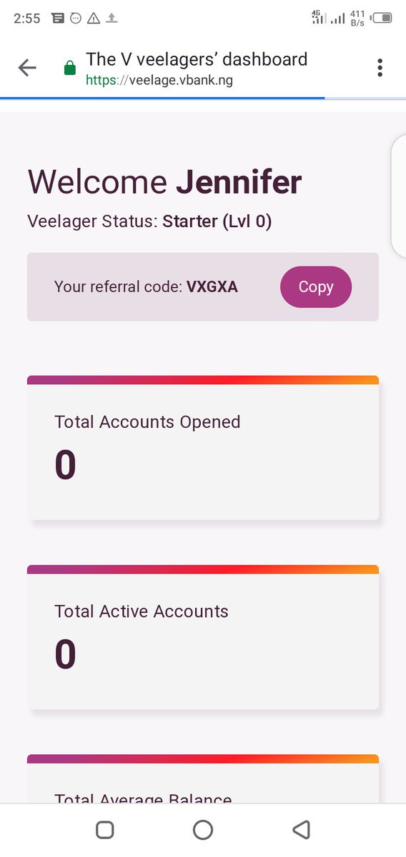 mamarolex's tweet photo. Hi everyone, #Vbank is a very good bank.. In case you all want to open a #Veelage account #VTarget please please use my referral code @DONJAZZY @vbankng ๐๐ฟ https://t.co/uwSRSnBAfL