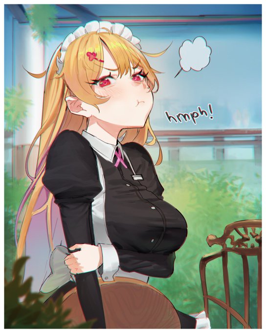 @/narulu_art 's blonde-chan on ig 