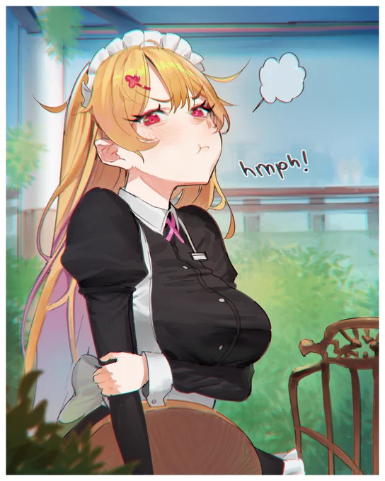 @/narulu_art 's blonde-chan on ig 