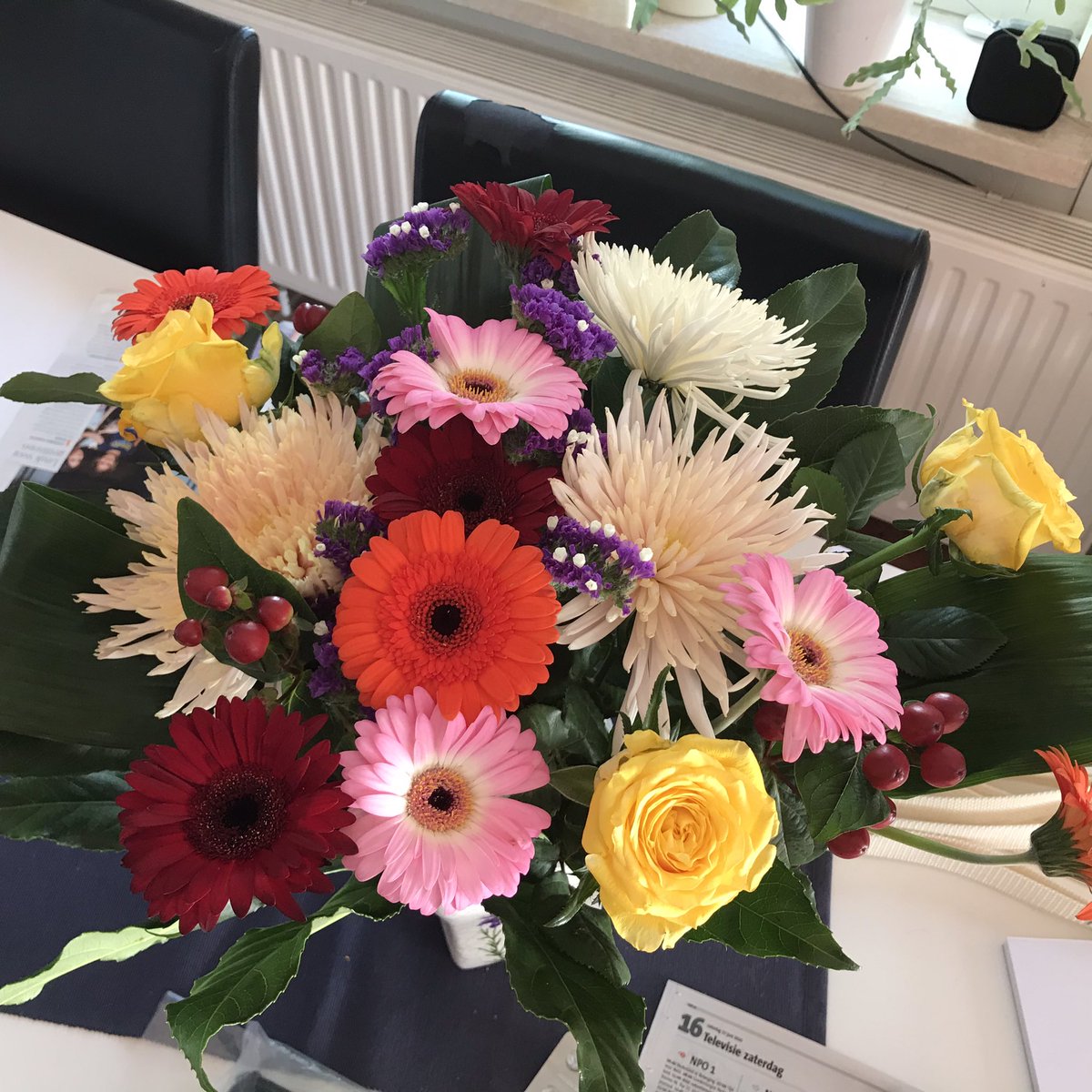 Prachtige bloemen gekregen❤️