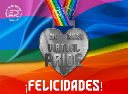 liliamezza's tweet photo. Celebrando la diversidad 🌈con @emocionD kms dedicados a @elfersho &amp; dny 💜💙💚💛🧡♥️ #CorreConEmocion #VirtualPride5k https://t.co/lAkyn57oGQ