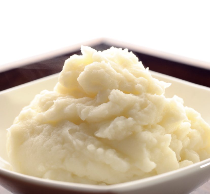 Next up is mashed potatoes. I love potatoes but it’s sum about smushed potatoes that make me gag. I refuse to eat this