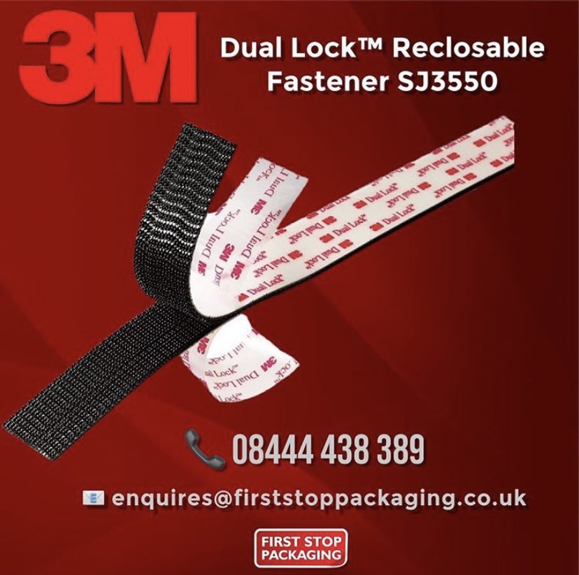 Dual Lock(TM) Reclosable Fastener System 3M velcro tape