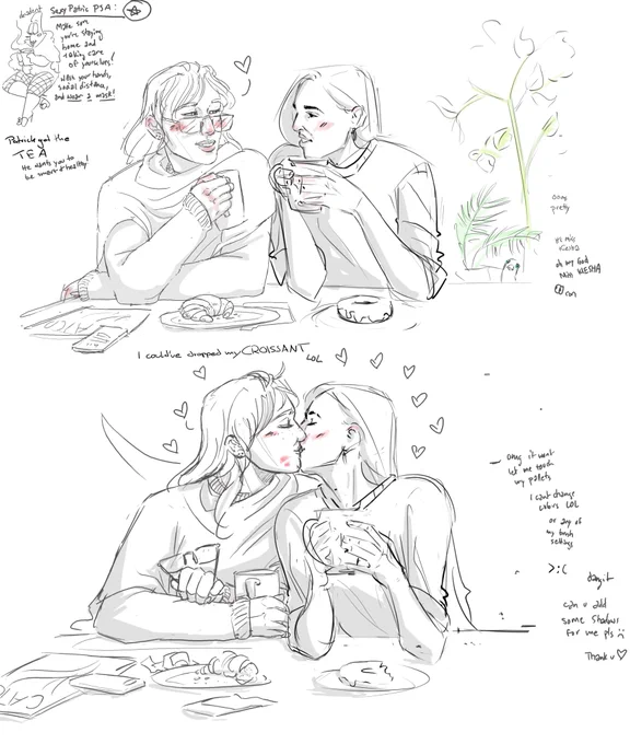 some coffee date cuties for y'all, with @BigMammaLlama5 

#supercorp #supercorpsunday 