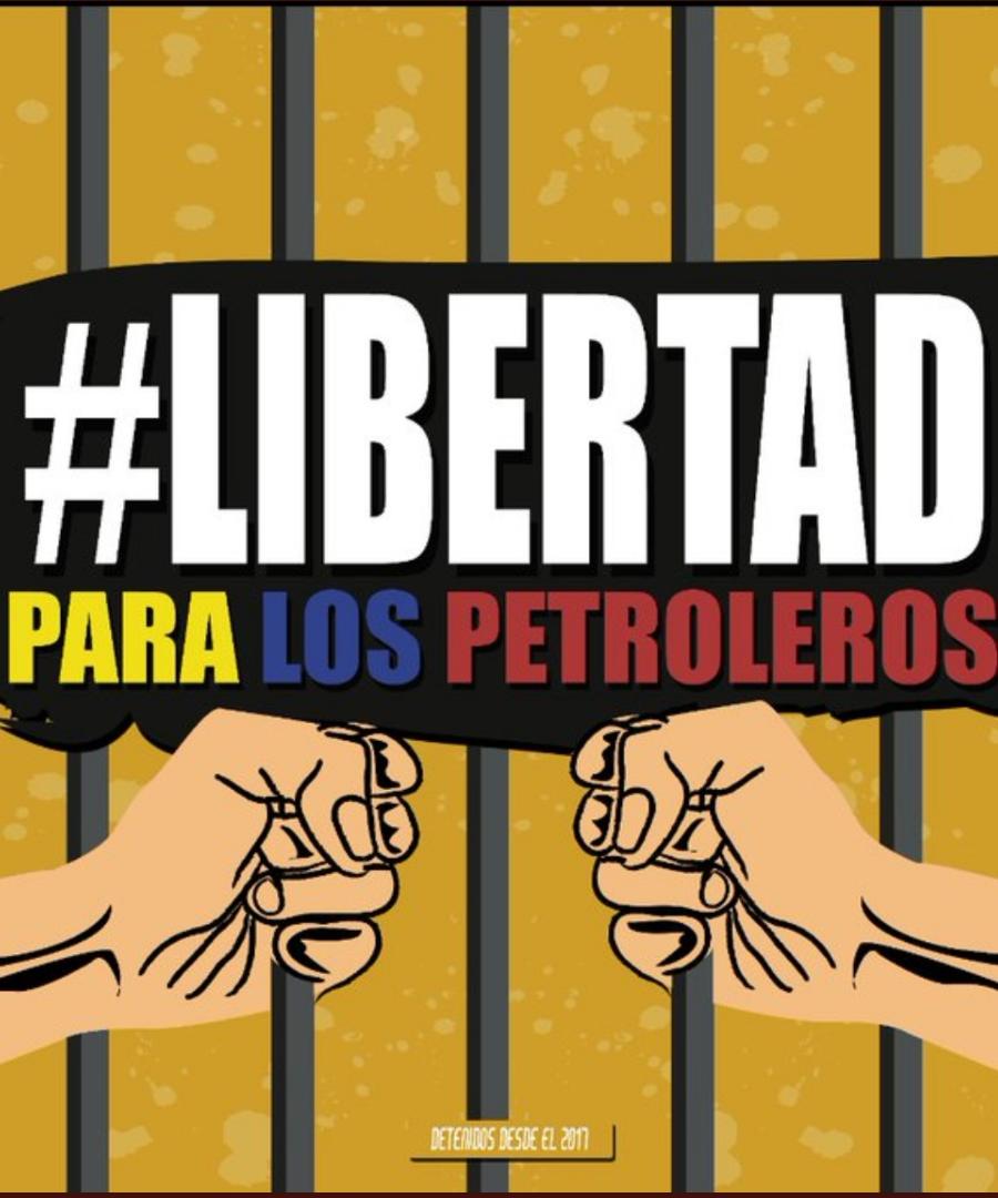 luzmerandreina's tweet photo. Pedimos por la libertad de los petroleros que se encuentran en TOCUYITO expuestos a enfermedades y hambre siendo INOCENTES
 Ya don 32 meses presos sin derecho a una audiencia preliminar 

#LibertadParaLosPetroleros

@irisvarela @MaikelMorenoTSJ @TSJ_Venezuela @NicolasMaduro https://t.co/hHOZqUZ0DV