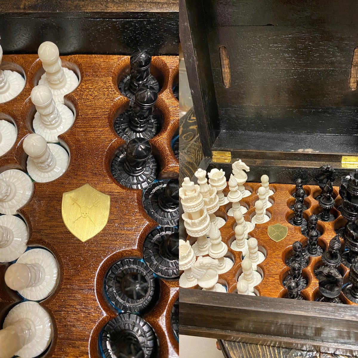 Handmade, rotating, pirate themed, game table. Contains games, hidden compartments, special features, and items. Link to video tour: youtu.be/M8DKRchOxqI 
Link to product listing: etsy.com/listing/831235…
Don’t pay attention to these, they just help us grow! #pirate #gametable