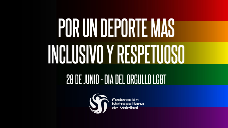 metrovoley's tweet photo. En el día del orgullo #LGBT bregamos por un deporte más inclusivo y respetuoso para todos y todas. 

❤️🧡💛💚💙

#Pride https://t.co/7pFf9KU4i3
