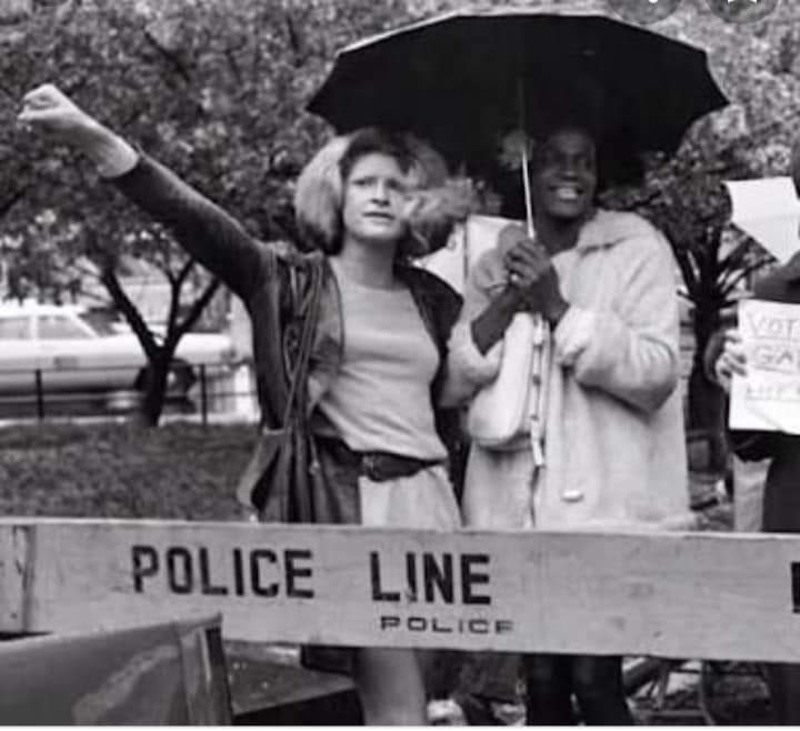the_pearl_lover's tweet photo. Say their names: Sylvia Rivera and Marsha P Johnson... Both transgender women! 🌈

We owe it to them for reclaiming the narratives from a society that told them WE are sick or pitiful or didn't exist!

#HappyPrideMonth2020

#thetranspinaysolotraveler #thepenbutterfly #NoH8 https://t.co/f4RoG0oxtz