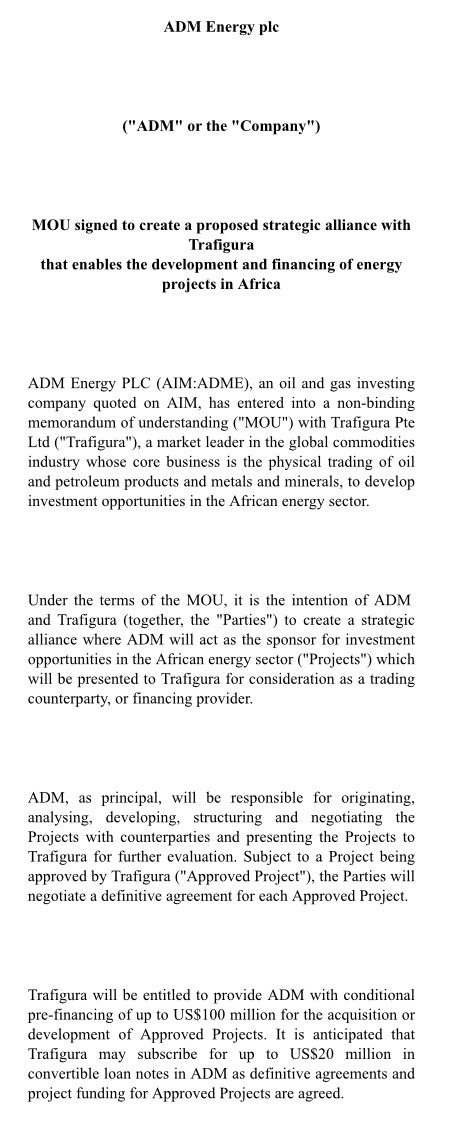  #ADMEWhy this piddler is SO interesting? In February ADM obtained a finance package for up to $100m for developing and acquiring oil and gas assets (part debt part equity)For a £3m MCap company this has the potential to drive exponential Share Price appreciation 