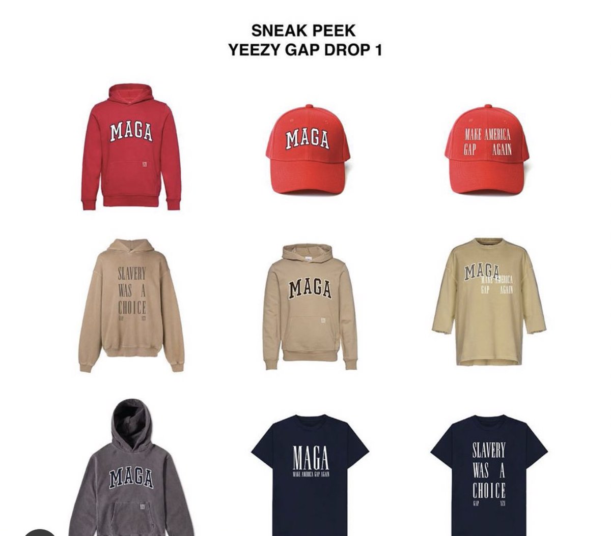 yeezy x gap