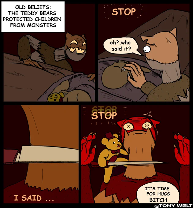Cruel and infamous plush warriors, who annihilated all monsters and that is why today they no longer exist among us. 