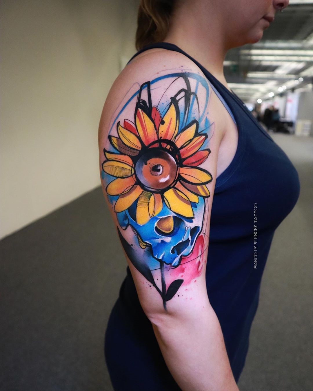 Design a watercolor tattoo for you by Coxiroach | Fiverr