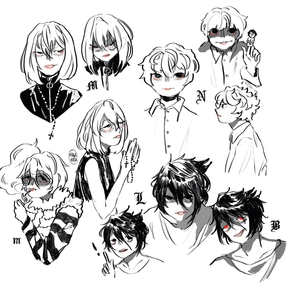 RT @ma6amasa: wammy’s kids #deathnote #sketch https://t.co/YYQ7hWzQ4L