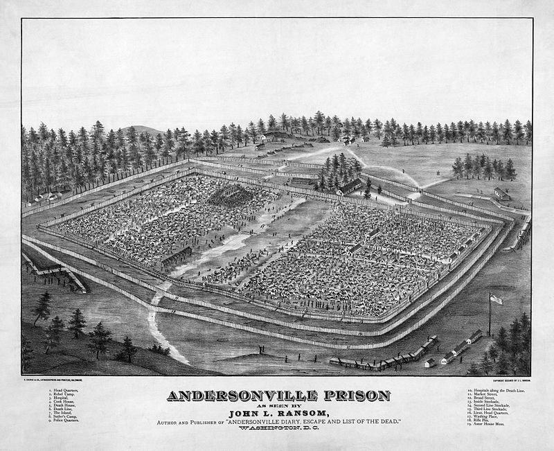 Andersonville Prison is a living hell, "stalwart men, now nothing but mere walking skeletons, covered with filth and vermin." When Boston is released in November 1864 he is treated for scurvy & malnutrition.For his dedicated service, he is promoted to sergeant.