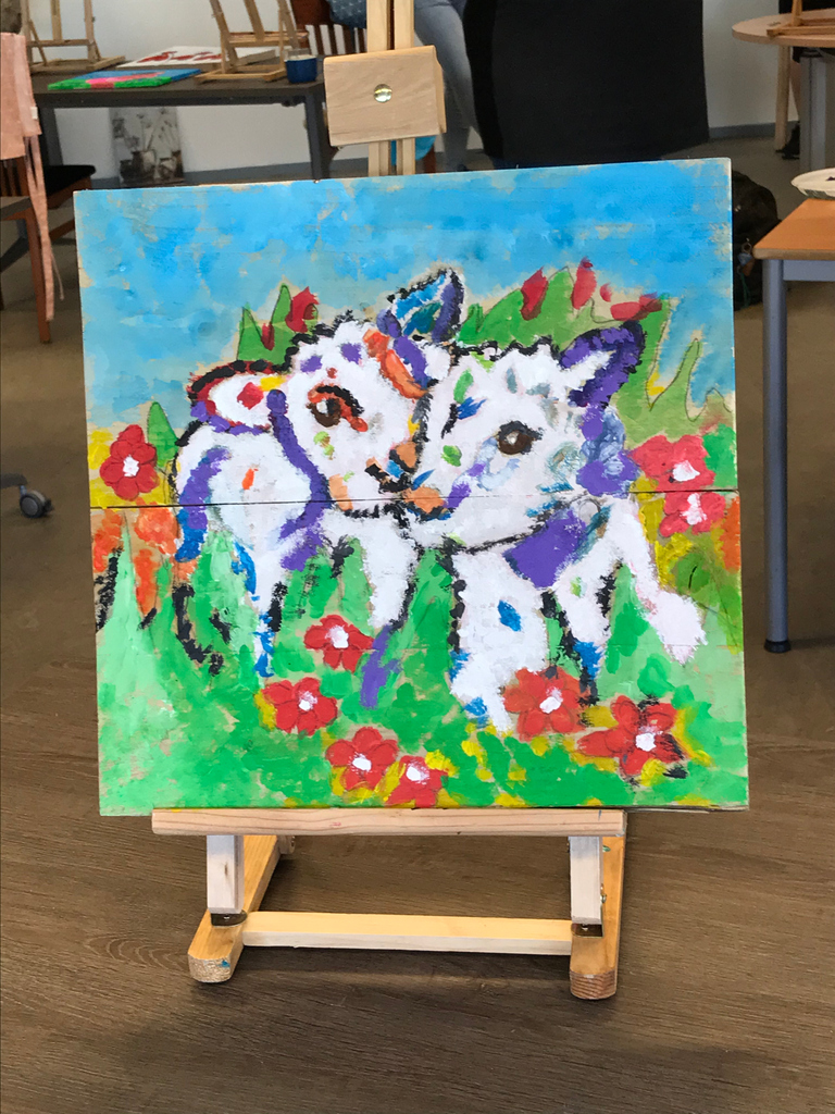 TriggrTerAar's tweet photo. Het was een mooie zondag.
Er stond een Dikke Dames Schilderworkshop onder leiding van Anja op het programma in Ter Aar.
Binnen 3 uur had iedereen een supermooi resultaat op hun gekozen materiaal.
Met 13 deelnemers waren wij meer dan tevreden.
https://t.co/3TN4OXoDj9 https://t.co/NdnsH4HFwt