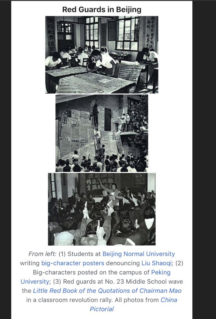 7/ Here’s the thing: at this point, Chyna now had a Commie Prez & governmentMa0 convinced all of his followers that Prez Liu was actually not a real communist & not doing enough (sound familiar?)So he got students to create mass protests via “B0mb the HQs” (sound familiar?)