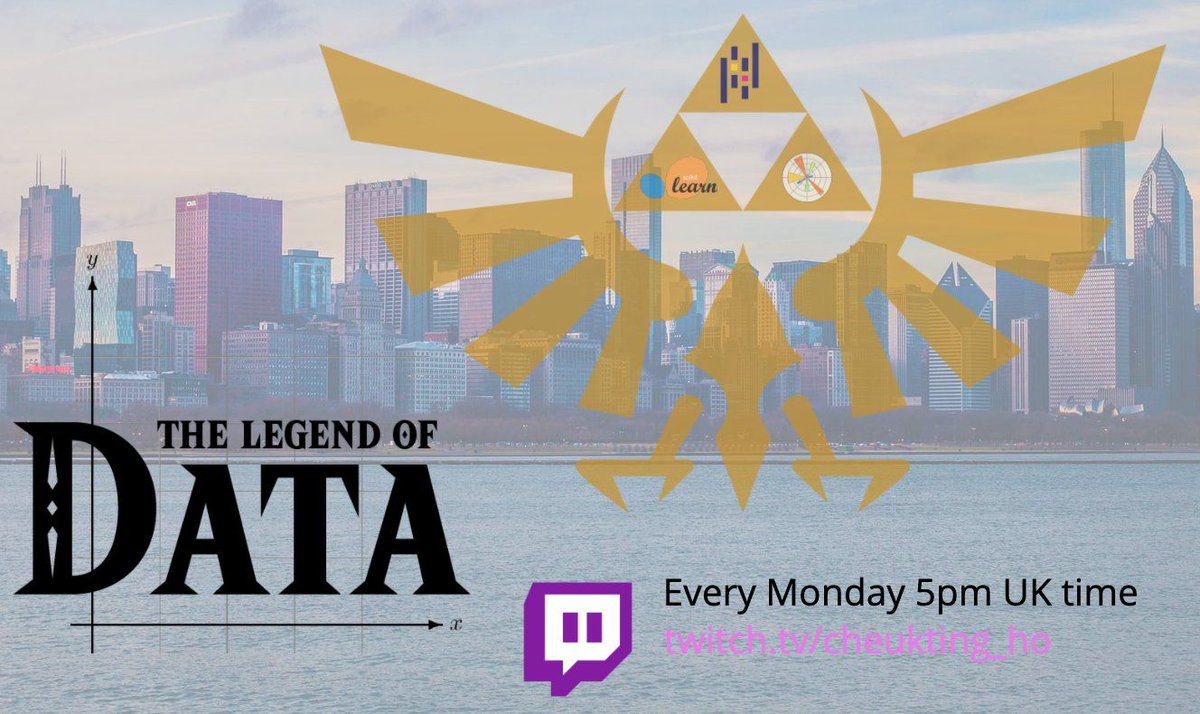 pyladies's tweet image. Join @cheukting_ho every Monday 5pm (UK time) for a new tutorial series #LegendOfData. A #DataScience tutorial for absolute beginners - focusing on using #Python. Watch it live here: buff.ly/2CAvTfC #PyLadies #PyladiesLondon