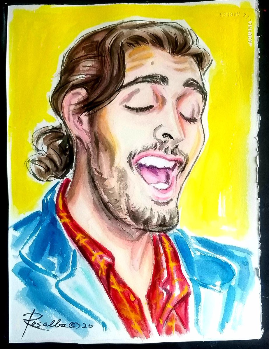 rosemanuelking's tweet photo. @rosemanuelking @Hozier #singinsunday #hozier b4 his 1st tour
#takemetochurch #ninacriedpower #jackbootjump #wastelandbaby my #hozierbaby 903😘❤💋💕#andrewhozierbyrne 🥰❤💘💝💖💋💕 #happysunday #illustration #fashionillustration #portrait #artist #artcurator #painting #artwork https://t.co/jDxMx2EQNs