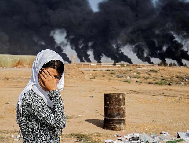 The next day,  #Turkey launched an ethnic cleansing campaign targeting Kurds in  #Syria. Hundreds of Kurds, including civilians and journalists, were killed over the next few weeks. Millions were displaced. (4/12)