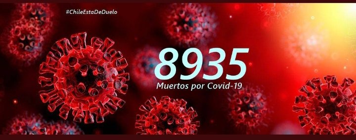 🔴🇨🇱 Casi 9 mil muertos en Chile por #COVID19 #ChileEstaDeDuelo #GobiernoCriminal #GobiernoNefasto