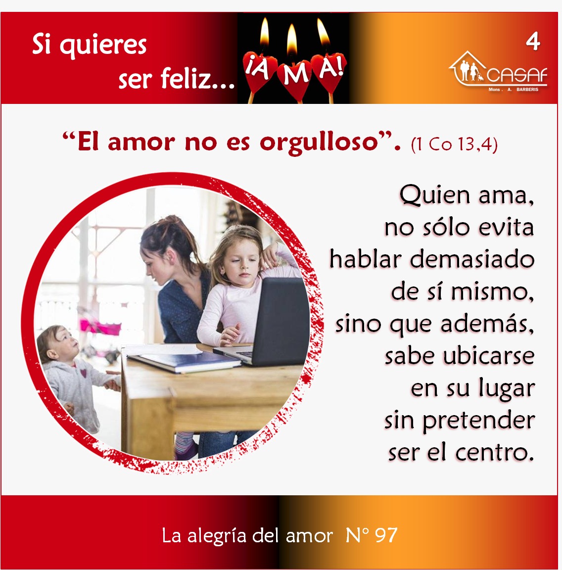 casafzipa's tweet photo. "El amor no es orgulloso"
1 Corintios 13, 4
#SiQuieresSerFeliz #CASAF #oración #cuarentena https://t.co/06aJG3SvRL