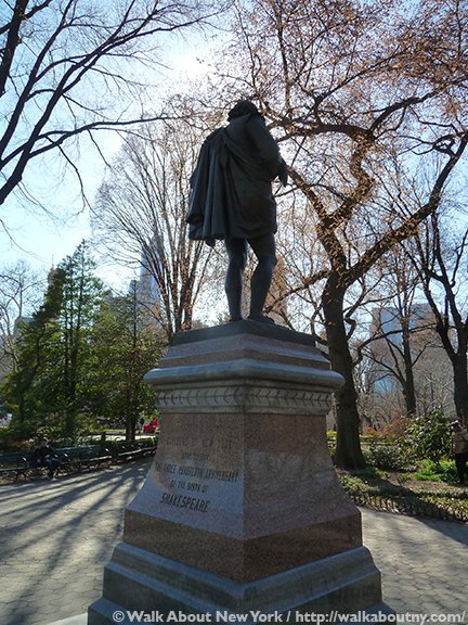 In fact, the three Booth brothers--including John--all performed Julius Caesar together earlier that same year. The show was a benefit, proceeds of which funded the creation of a statue of Shakespeare which still stands in Central Park today!