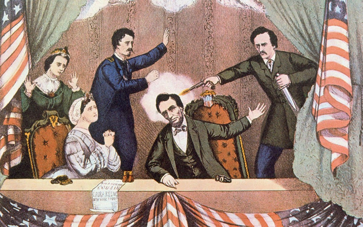 "Booth, a famous American actor, used his knowledge of the play (Our American Cousin) to shoot Lincoln at a point in the play that he knew would get a loud laugh and mask the report of his pistol."A damning indictment of comedy, certainly.