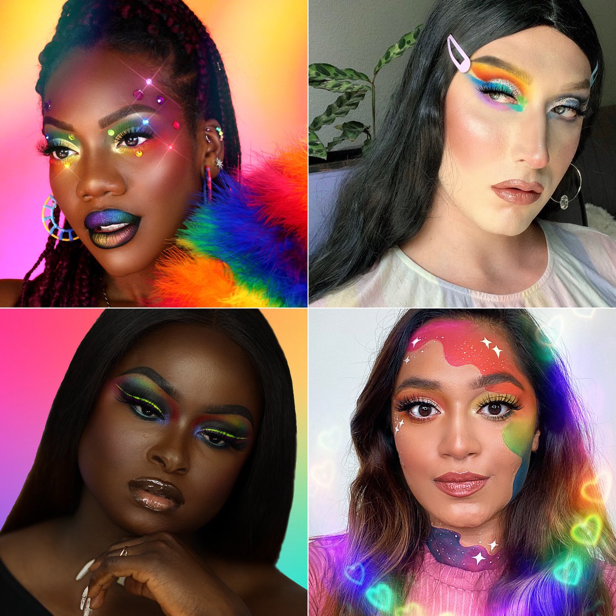 Pride collab🌈
Show these beauties some love💖
<a href="/safai305_/">Safai Kelly</a>
<a href="/UVmakeup/">ultra spooky ooky</a>
@OoBonsu
<a href="/sahursart/">Sahur Saleim</a>