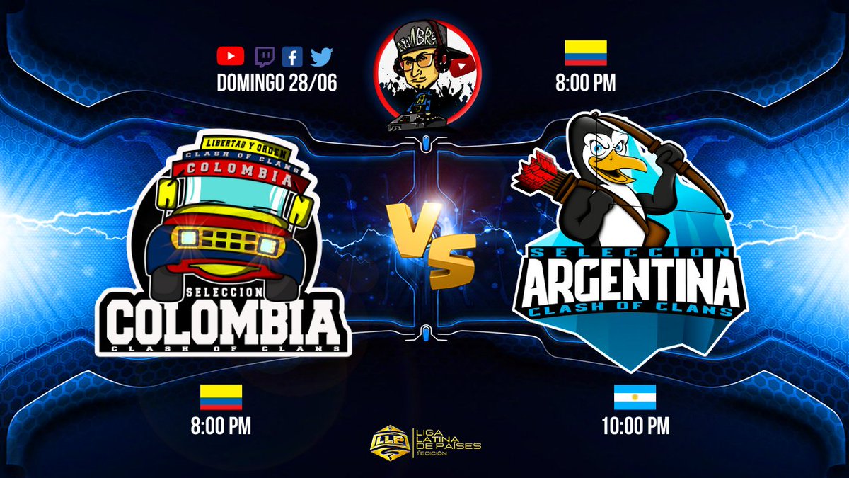 Domingo de mucho <a href="/ClashofClansESC/">Clash of Clans ES</a> 

No se pierdan <a href="/selColombiaCoc/">Seleccion Colombia de CoC🇨🇴</a>  vs <a href="/sel_ArgentinaOk/">Sel. Argentina de Clash of Clans</a> 💛💛💙❤ por el canal del parecrito <a href="/AlambredjYT/">Alambredj</a>  🤪