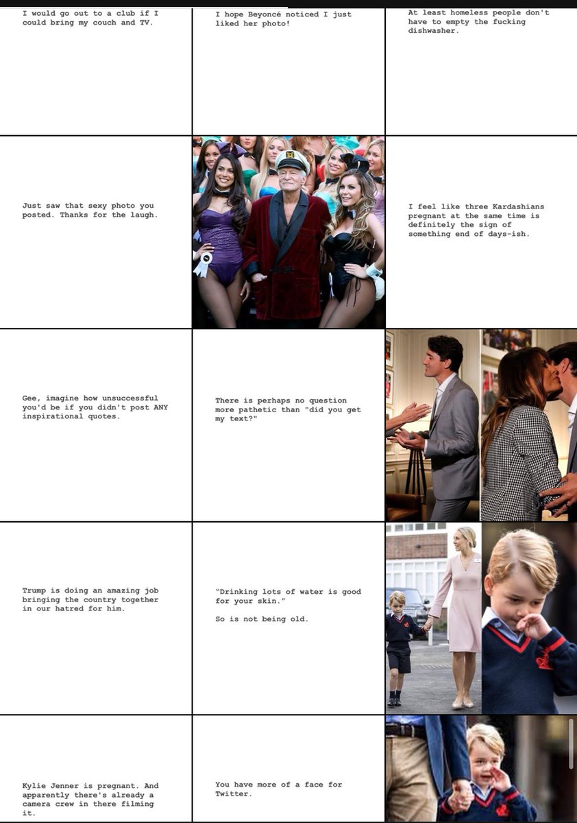 Also wanted to add,  @GaryJanetti IG was mostly quotes & celebrity. Then Meghan can into the picture & over time it became a “George satire account” with 70% of those “satire” posts focused on making fun of Meghan. Take that of what you will. Trashing Meghan is marketable.