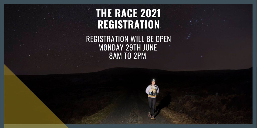 Round One of Registration for The Race 2021 (9th - 11th April 2021) will be open tomorrow from 8am to 2pm.

Check our FB page in the morning for the link to registration.