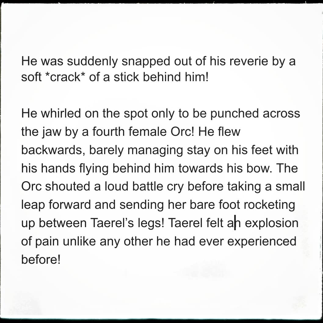 ballbustingart's tweet image. We just released the first chapter of Taeral's Journey, a 9,000+ word story of adventure and ballbusting

patreon.com/ballbustingcom…

#ballbusting #kick #punch #be #squeeze #elf #goblin #kickintheballs #writing #story #fantasy #artistsupport #art #金蹴り #玉責め #玉潰し