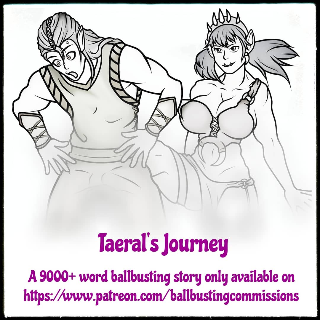 ballbustingart's tweet image. We just released the first chapter of Taeral's Journey, a 9,000+ word story of adventure and ballbusting

patreon.com/ballbustingcom…

#ballbusting #kick #punch #be #squeeze #elf #goblin #kickintheballs #writing #story #fantasy #artistsupport #art #金蹴り #玉責め #玉潰し
