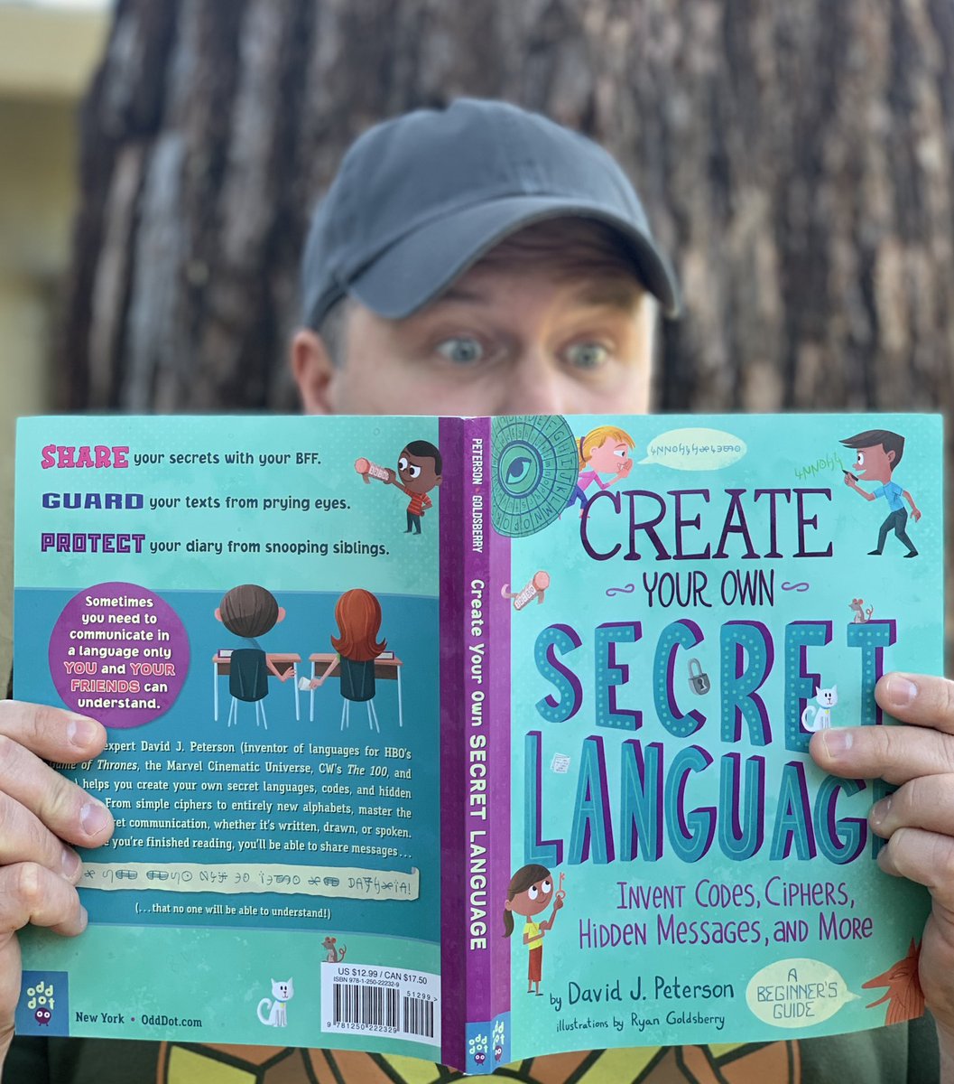 Got my copies of the book early! Comes out June 30 and was written by <a href="/Dedalvs/">David J. Peterson</a> who invents all kinds of languages for movies and shows!! My kids are already tearing through it!