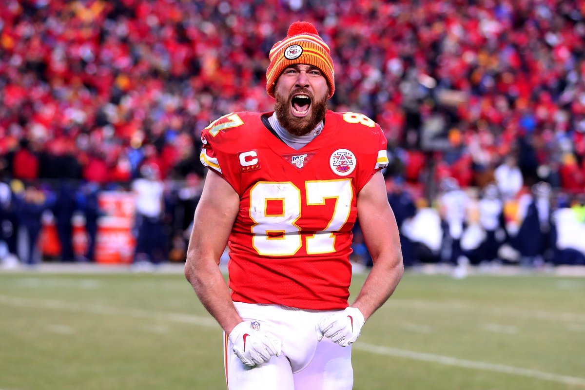CBSSportsHQ's tweet image. From 2017-2019:

Travis Kelce: 283 receptions for 3603 yards &amp;amp; 23 TDs

George Kittle: 216 receptions for 2945 yards &amp;amp; 12 TDs

Who ya got?