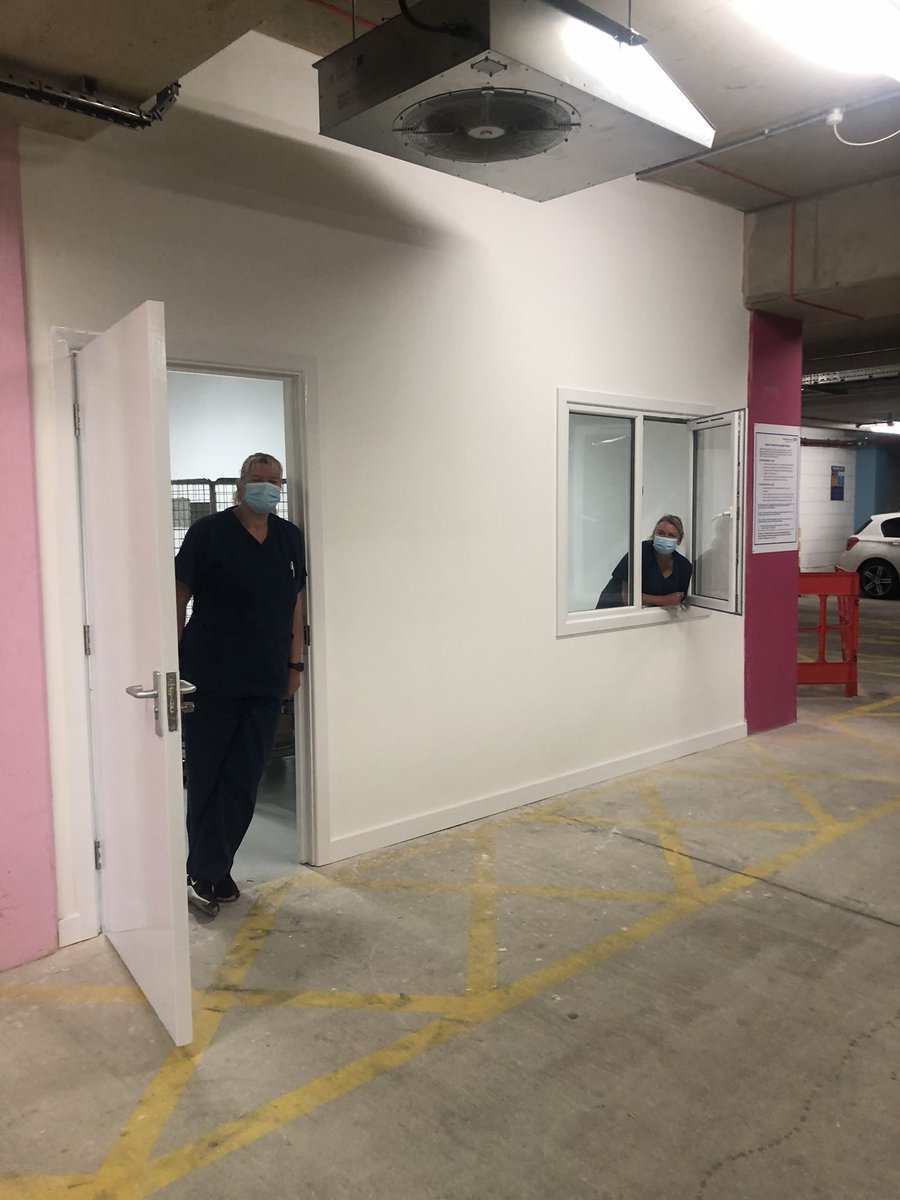Liz Murch (@lizmurch08) on Twitter photo After 14wks providing #COVID19 swabbing from the blue pods, <a href="/SheffChildrens/">Sheffield Children's</a> swabbing team, today moved to the newly built room in the Hospital’s underground car park. Thank u to <a href="/SheffChildrens/">Sheffield Children's</a> estates team for making it happen👍 @AHague1 <a href="/ruthbrown71/">Ruth Brown</a> After 14wks providing #COVID19 swabbing from the blue pods, <a href="/SheffChildrens/">Sheffield Children's</a> swabbing team, today moved to the newly built room in the Hospital’s underground car park. Thank u to <a href="/SheffChildrens/">Sheffield Children's</a> estates team for making it happen👍 @AHague1 <a href="/ruthbrown71/">Ruth Brown</a>