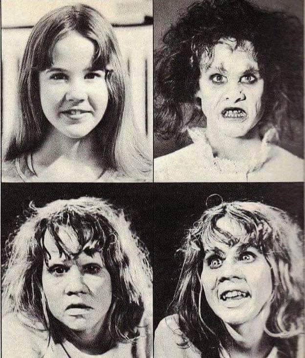 Alex Eccleston Linda Blair S Makeup Tests For The Exorcist 1973