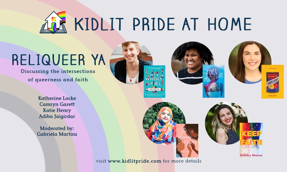 RELIQUEER YAA discussion about queerness & faith. @Bibliogato, A WHOLE SPIEL @dancingofpens, FULL DISCLOSURE @KT_NRE, LET'S CALL IT A DOOMSDAY @adiba_j, THE HENNA WARSand  @gabhimartins, editor of KEEP FAITH, moderating!