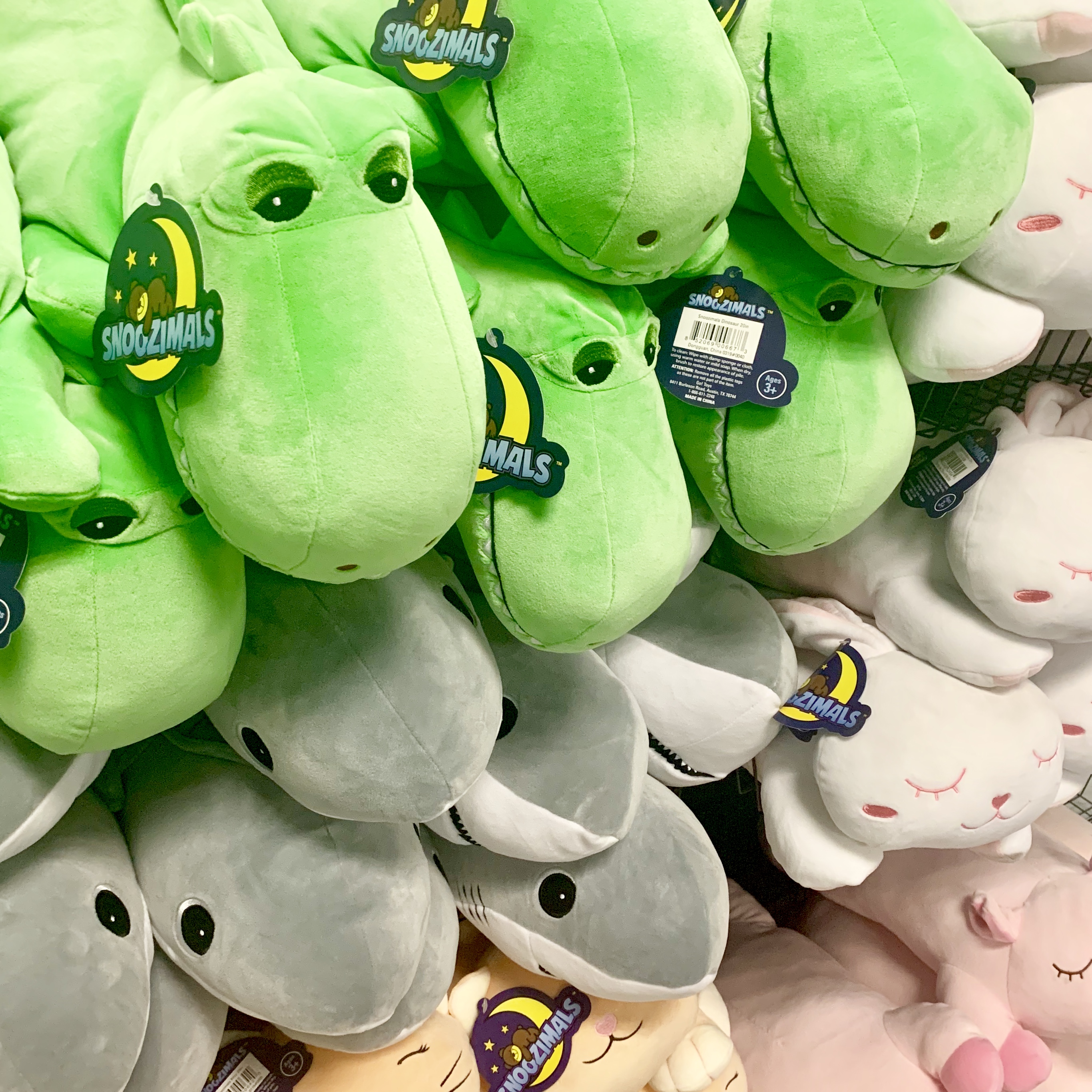 Snoozimals stuffed store animals