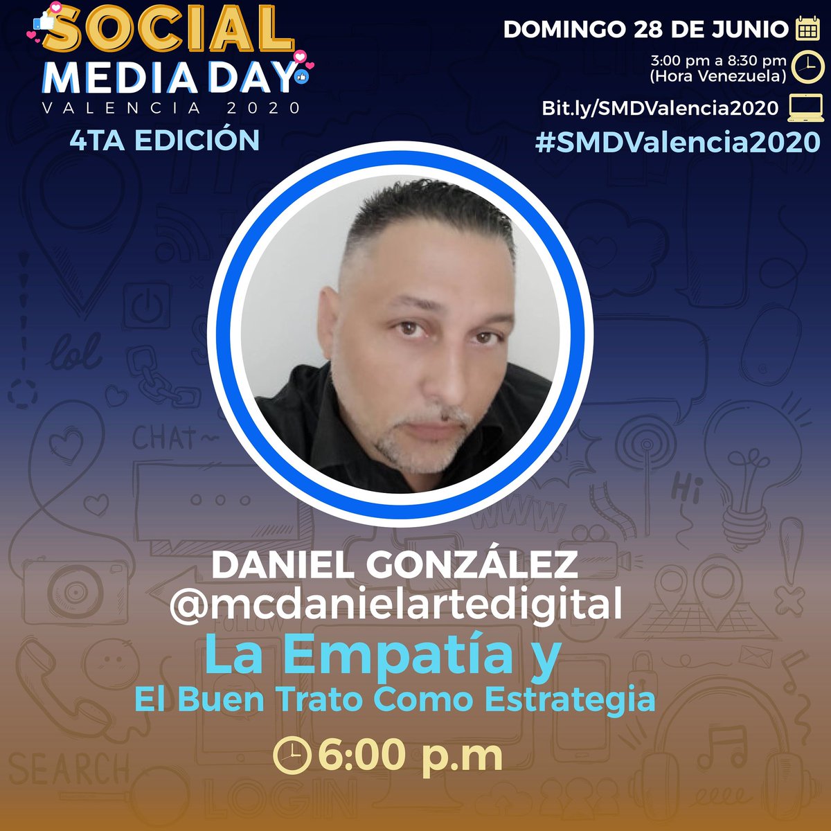 SYimin's tweet photo. La empatía y el buen trato como estrategia por Daniel González en #SMDValencia2020 https://t.co/EpojXm87t3