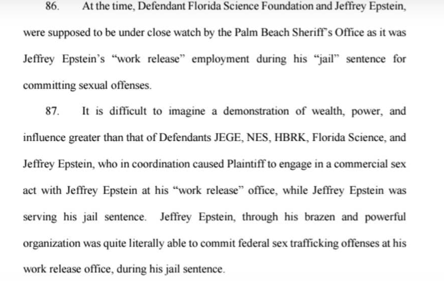 When Epstein was serving his 13 month sentence, Igor was usually the one that drove him to and from the jail and his offices at the fake science foundation he created so he could continue abusing girls during his supposed punishment.